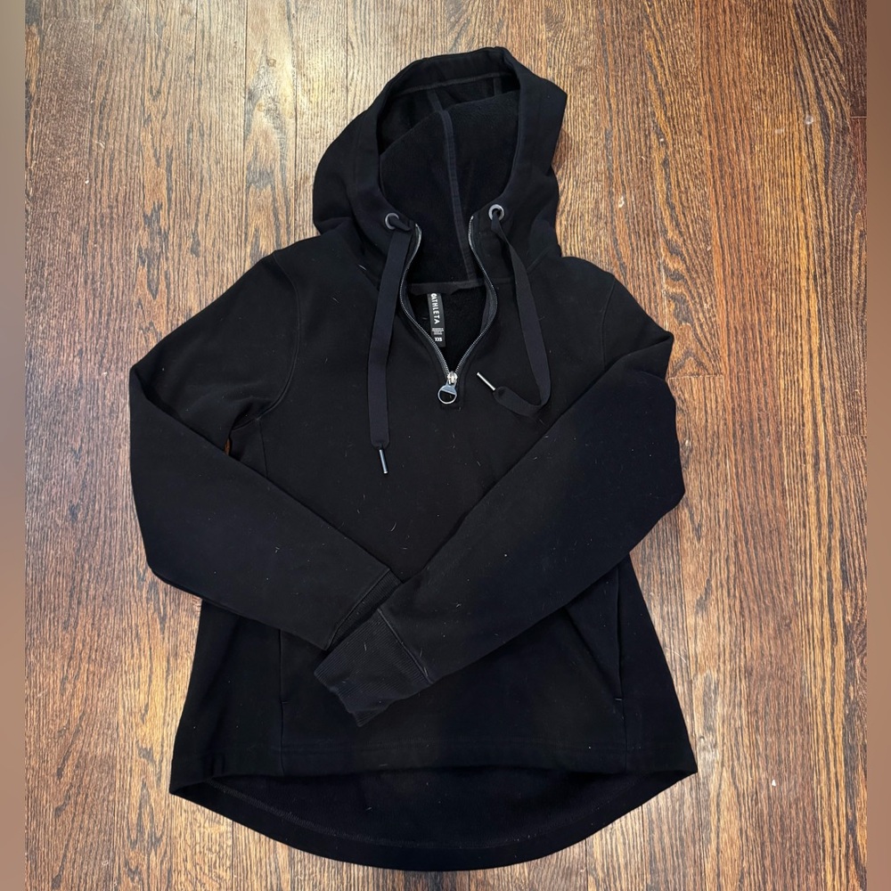 Athleta  XXS black quarter zip